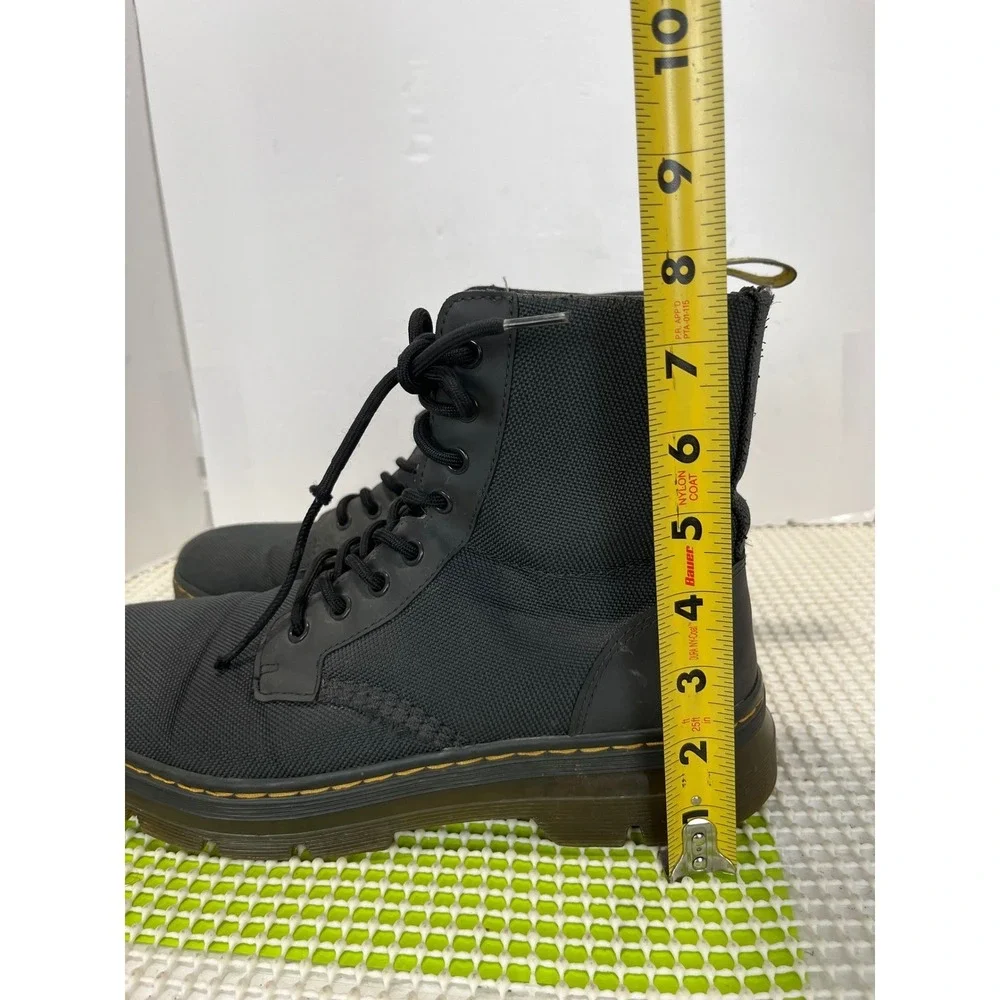 Dr. Martens Combs Utility Boots Men's 10 Women's 11 Black Nylon GOOD